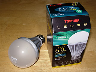 東芝LED電球 LEL-AW6N/2