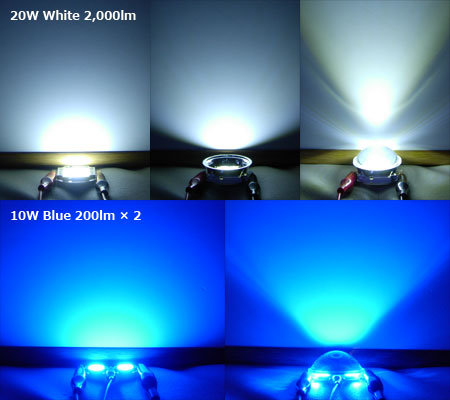 LEDモジュールの点灯テスト