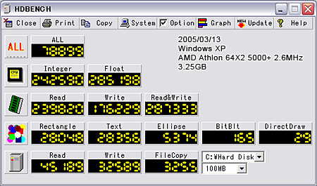 2005/03 WinXP AMD Aathlon 64x2 5000+