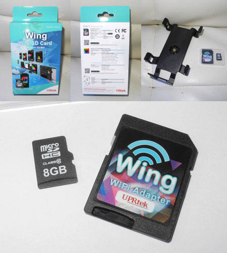 UPRtek Wing WiFi SDカード