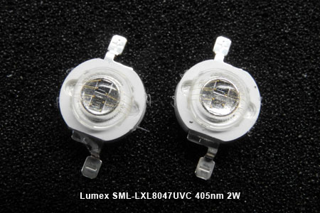 Lumex SML-LXL8047UVC 405nm 2W