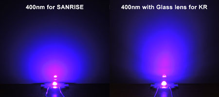AQUA SANRISE PLUS MMCスペシャル UV素子ビーム比較