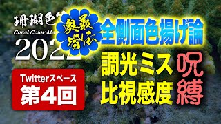 珊瑚色管理2022 第4回(修正版) :奥義皆伝・全側面色揚げ論、調光ミス・比視感度の呪縛